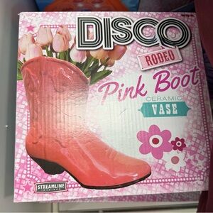 Pink vase